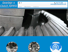 Tablet Screenshot of gearboxandclutch.com